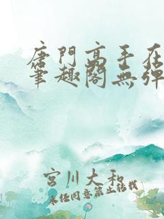 唐门高手在异世笔趣阁无弹窗