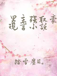 男主强取豪夺的现言小说