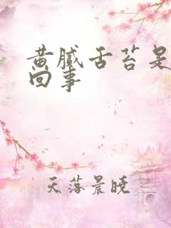 黄腻舌苔是怎么回事