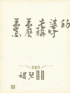 弟弟老婆的哥哥怎么称呼