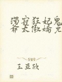 独宠狂妃鬼面王爷太傲娇免费阅读