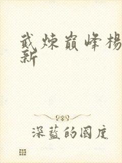 武炼巅峰杨开最新