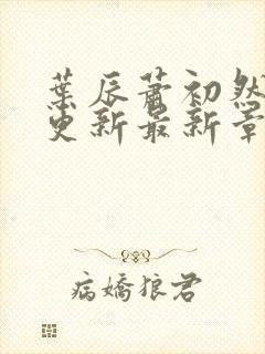 叶辰萧初然刚刚更新最新章节