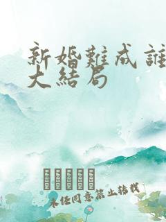 新婚难成谁之错大结局