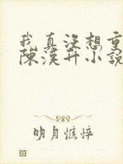 我真没想重生啊陈汉升小说章节目录