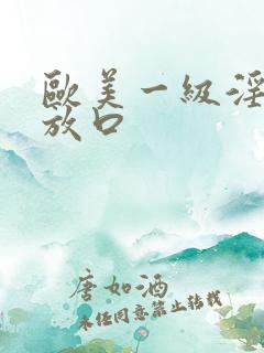 欧美一级淫片播放口