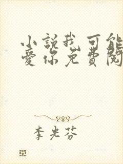 小说我可能不会爱你免费阅读