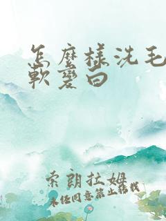 怎么样洗毛巾变软变白