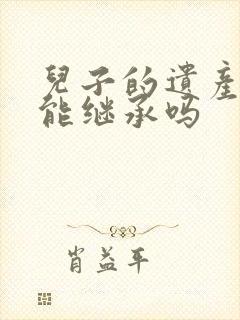 儿子的遗产父母能继承吗