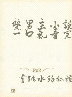 双男主小说甜文一口气看完