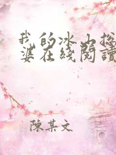 我的冰山总裁老婆在线阅读