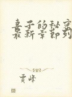 妻子的秘密往事最新章节列表