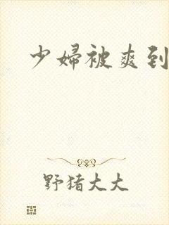 少妇被爽到高潮