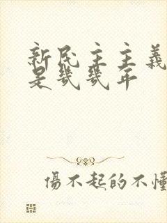 新民主主义革命是几几年