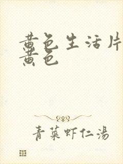 黄色生活片特级黄色