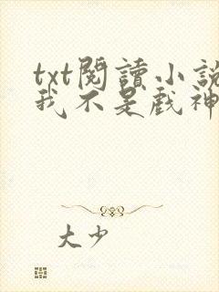 txt阅读小说我不是戏神