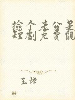 捡个老公是总裁短剧免费观看