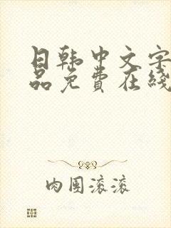 日韩中文字幕精品免费在线观看