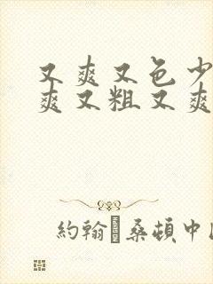 又爽又色少妇又爽又粗又爽的少妇