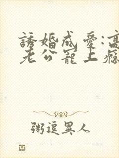 诱婚成爱:高冷老公宠上瘾