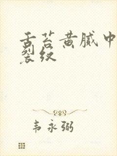 舌苔黄腻中间有裂纹