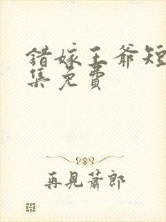 错嫁王爷短剧全集免费