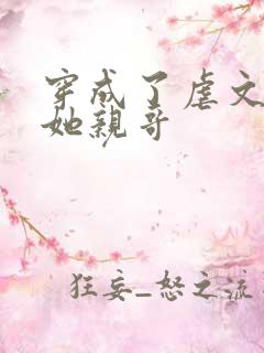 穿成了虐文女主她亲哥