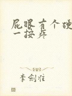 屁眼有个硬疙瘩一按疼