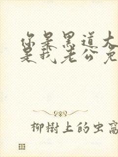 你是黑道大佬不是我老公免费阅读