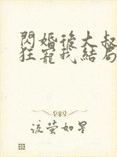 闪婚后大叔每天狂宠我结局