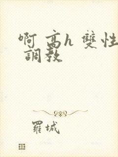 啊 高h 双性 调教