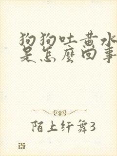 狗狗吐黄水拉血是怎么回事