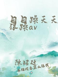 日日躁天天躁狠狠躁av