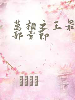 万相之王最新全部章节