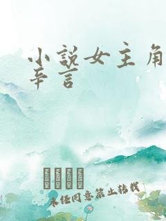 小说女主角叫林辛言