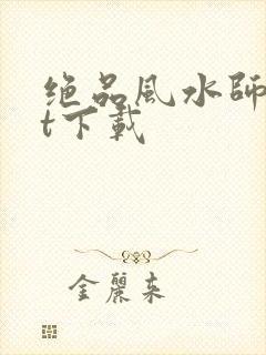 绝品风水师txt下载