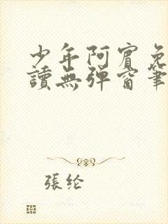 少年阿宾免费阅读无弹窗笔趣阁