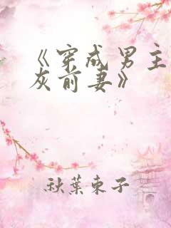 《穿成男主的炮灰前妻》