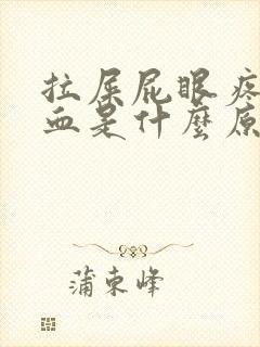 拉屎屁眼疼还出血是什么原因