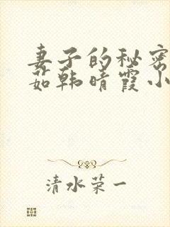 妻子的秘密林雅茹韩晴霞小说免费阅读