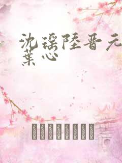 沈瑶陆晋元闺蜜叶心