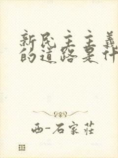 新民主主义革命的道路是什么