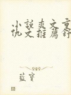 小说爽文重生复仇文推荐舒服女主