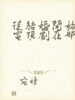 从结婚开始恋爱电视剧在哪看