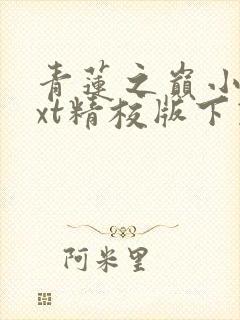 青莲之巅小说txt精校版下载