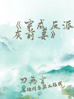 《穿成反派的炮灰前妻》