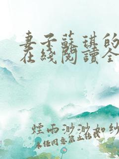 妻子苏琪的小说在线阅读全文