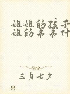 姐姐的孩子叫姐姐的弟弟什么