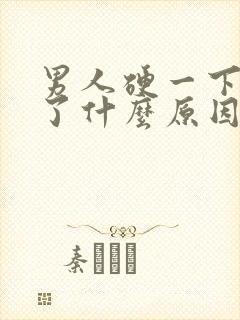 男人硬一下就软了什么原因