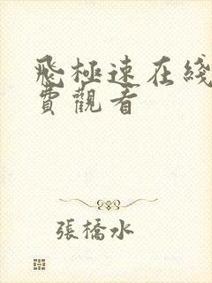 飞极速在线看免费观看